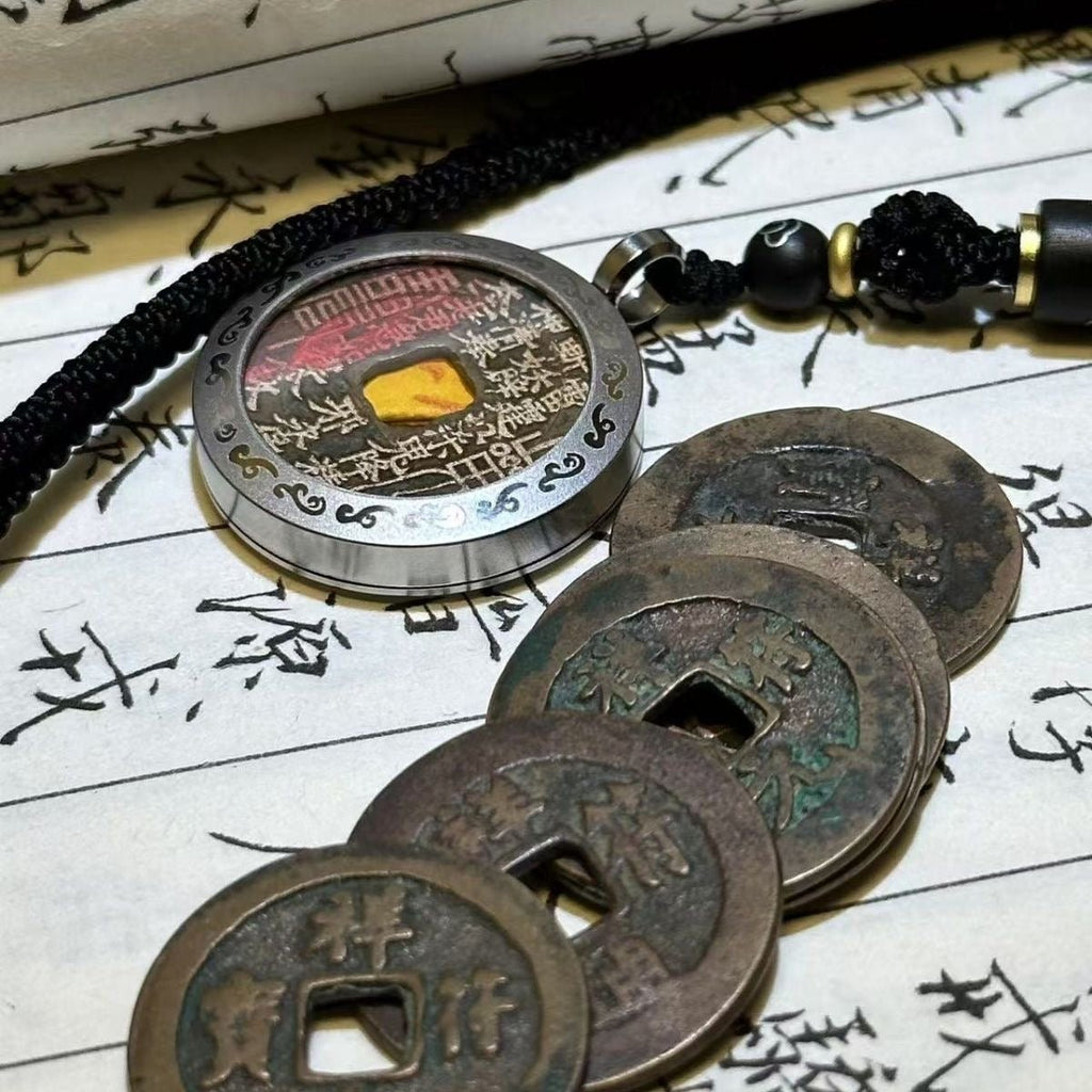 Shangui Fortune Coin · Hand-Carved Ancient Talisman