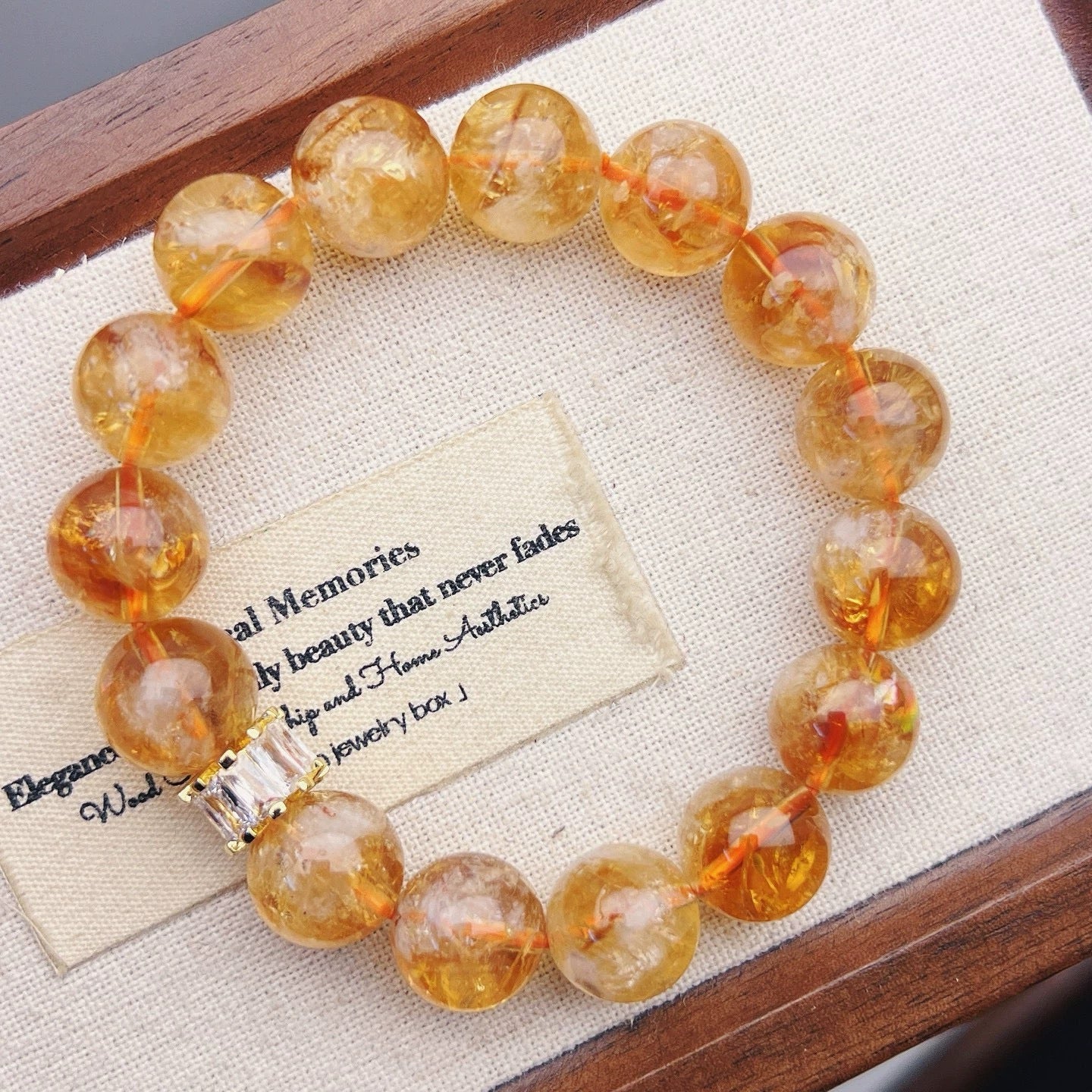 Wealth Aligned – Citrine Abundance Bracelet
