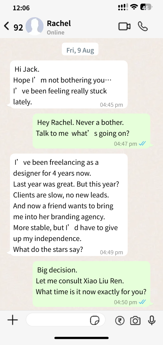 XIAO LIU REN Destiny Reading