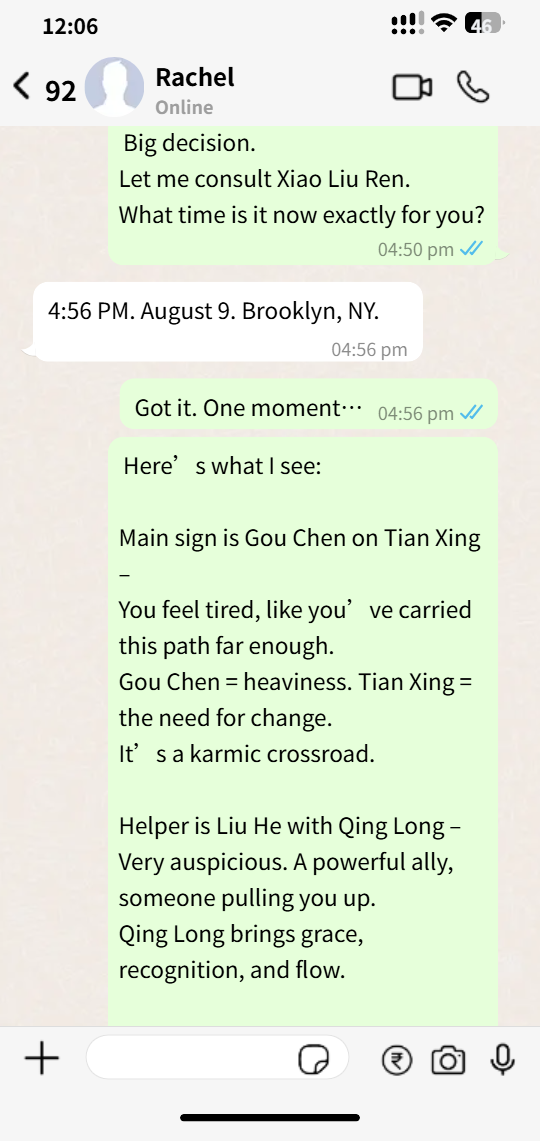 XIAO LIU REN Destiny Reading