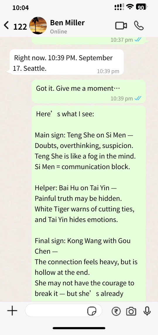 XIAO LIU REN Destiny Reading